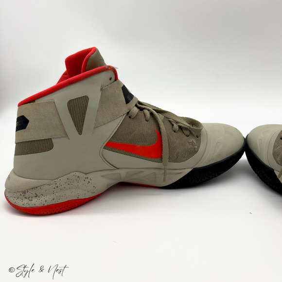 Nike Zoom Lebron James Soldier 6 Bamboo Men's Basketball Shoe 525015-200 Size 10 - Picture 6 of 7